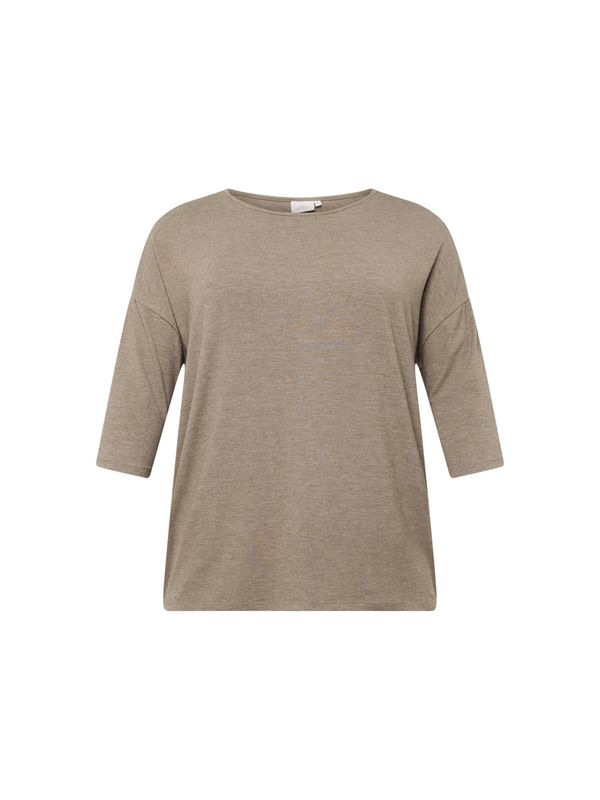 ONLY Carmakoma ONLY Carmakoma Majica 'Lamour'  smeđa melange