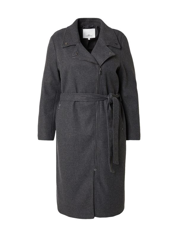 ONLY Carmakoma ONLY Carmakoma Prijelazni kaput 'CARAUGUSTA'  tamo siva