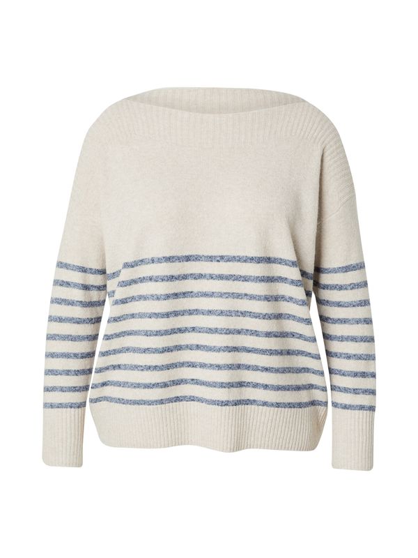 ONLY Carmakoma ONLY Carmakoma Pulover 'CARGLORY'  bež / mornarsko plava