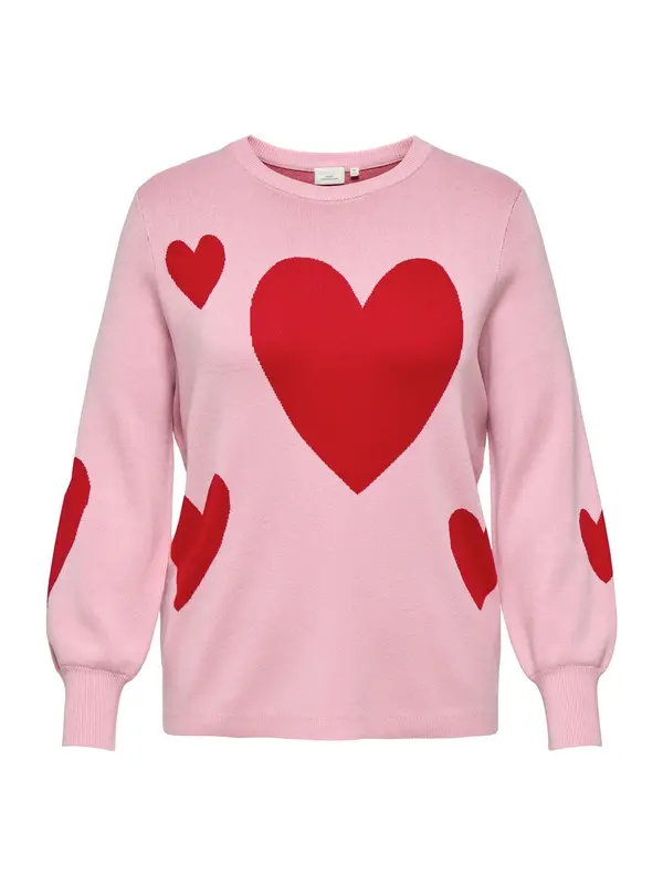 ONLY Carmakoma ONLY Carmakoma Pulover 'CARMontana'  roza / crvena