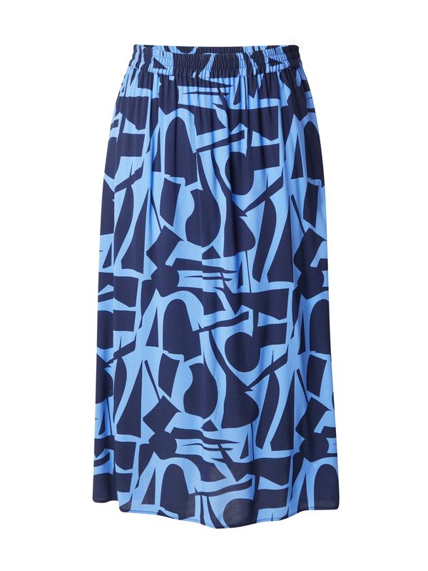 ONLY Carmakoma ONLY Carmakoma Suknja 'CARNOVA'  mornarsko plava / svijetloplava