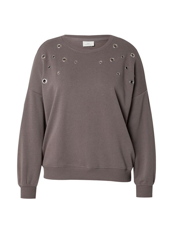 ONLY Carmakoma ONLY Carmakoma Sweater majica 'CAREYE'  sivkasto ljubičasta (mauve)