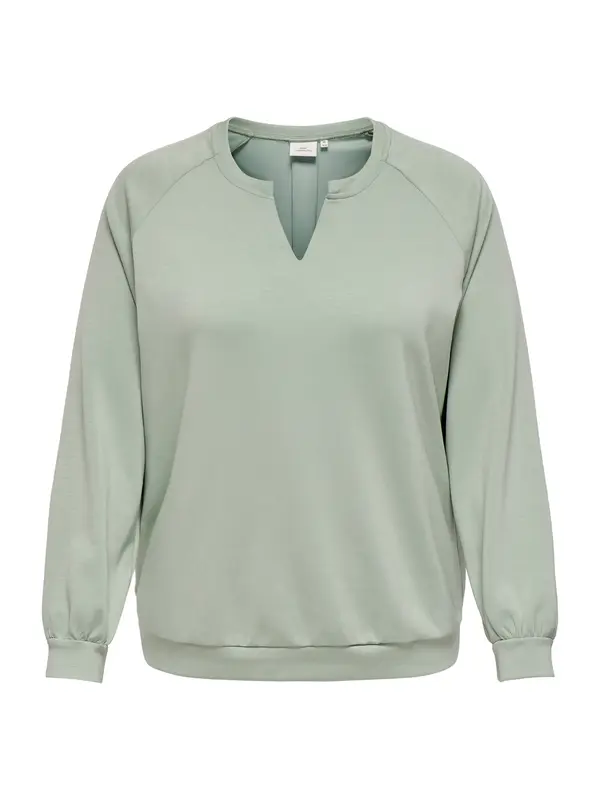 ONLY Carmakoma ONLY Carmakoma Sweater majica 'CARLISE'  menta