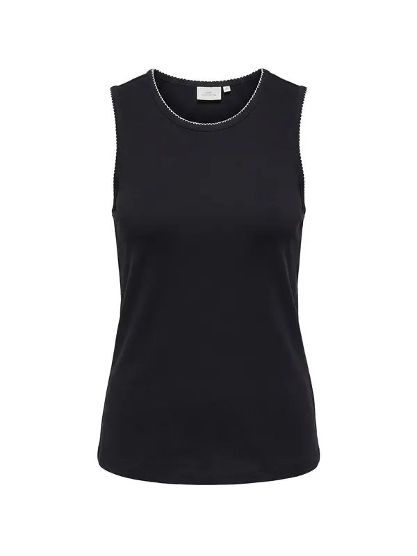 ONLY Carmakoma ONLY Carmakoma Top 'CARALLY'  crna / bijela