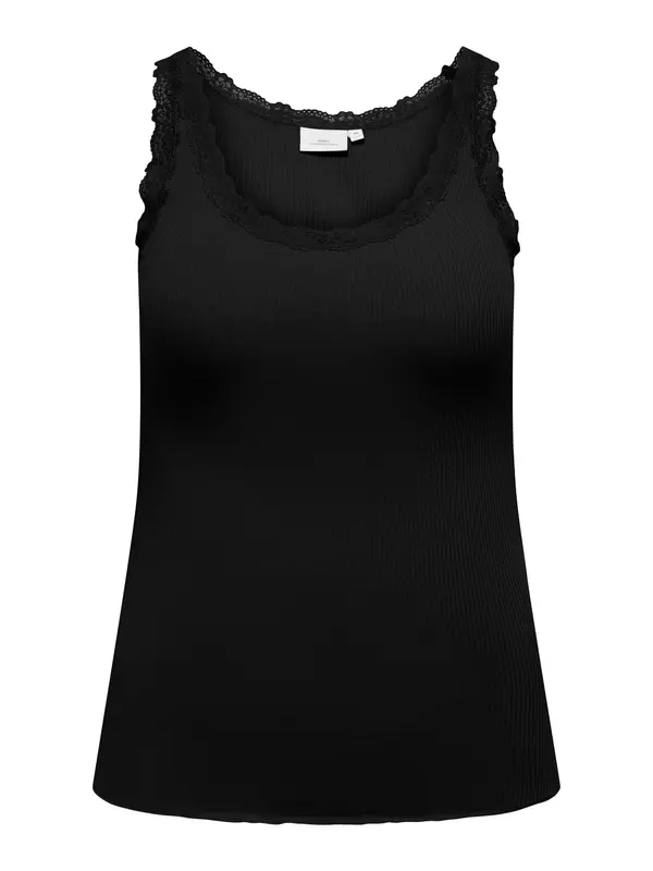 ONLY Carmakoma ONLY Carmakoma Top 'CARSARA SHARAI'  crna