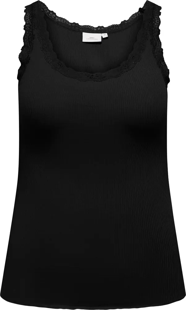 ONLY Carmakoma ONLY Carmakoma Top 'CARSARA SHARAI'  crna