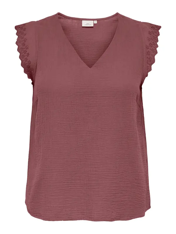 ONLY Carmakoma ONLY Carmakoma Top 'CARTHYRA'  tamno roza