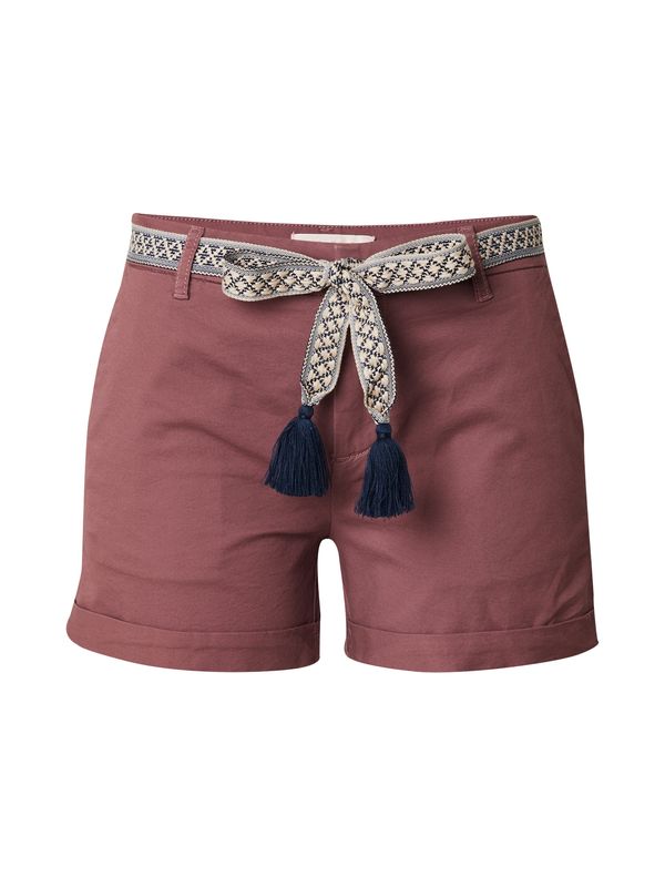 ONLY ONLY Chino hlače 'GEORGIA'  bež / mornarsko plava / magenta