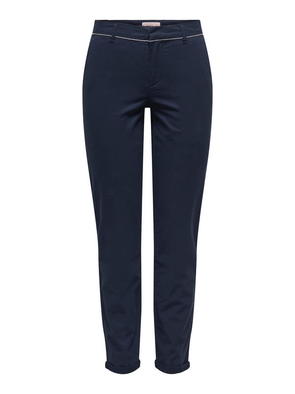 ONLY ONLY Chino hlače 'ONLBIANA'  noćno plava / bijela