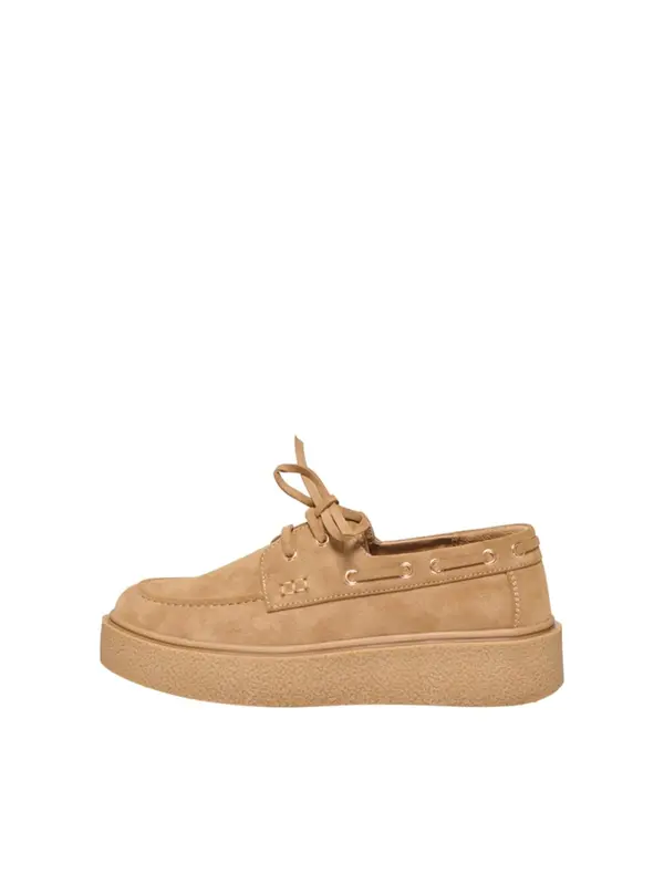 ONLY ONLY Cipele na vezanje  boja devine dlake (camel)