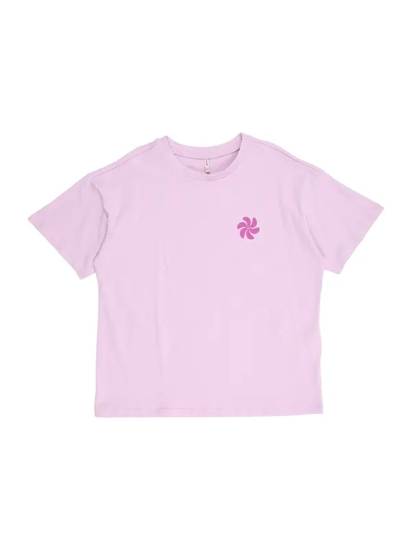 ONLY GIRLS ONLY GIRLS Majica 'KOGSUN-VERAS FLOWER'  lila / roza / crna
