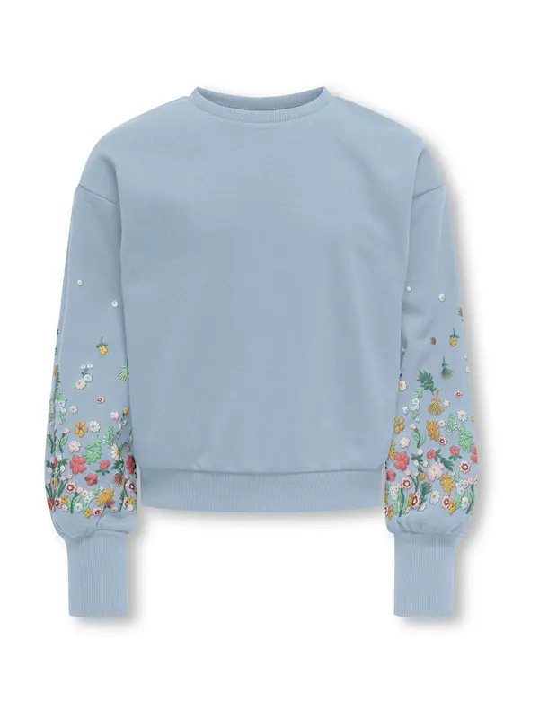 ONLY GIRLS ONLY GIRLS Sweater majica 'KOGBROOKE'  opal / žuta / roza / crvena