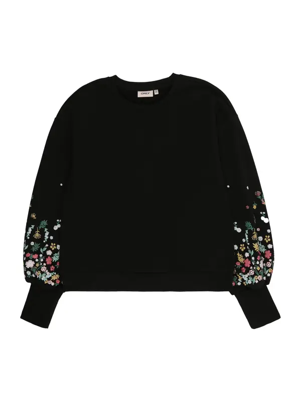 ONLY GIRLS ONLY GIRLS Sweater majica 'KOGBROOKE'  žuta / menta / prljavo roza / crna