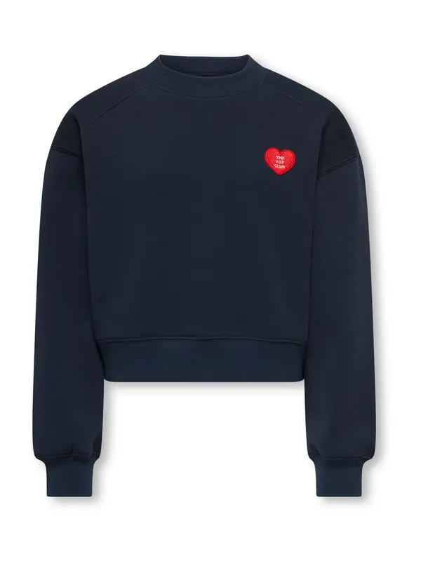ONLY GIRLS ONLY GIRLS Sweater majica 'KOGEVISA'  noćno plava / crvena