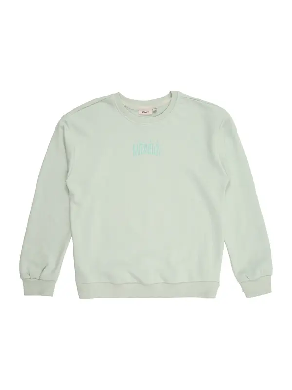 ONLY GIRLS ONLY GIRLS Sweater majica 'KOGPhilea'  menta / tamno zelena / lubenica roza