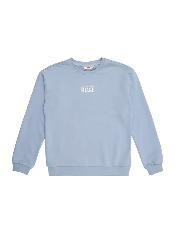 ONLY GIRLS ONLY GIRLS Sweater majica 'KOGPHILEA'  svijetloplava / prljavo roza / bijela