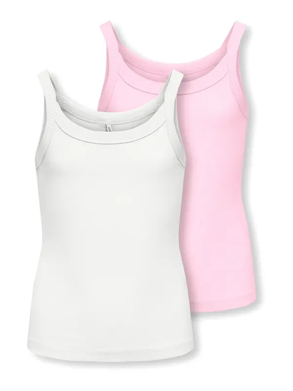 ONLY GIRLS ONLY GIRLS Top 'KOGJILL'  šljiva / bijela