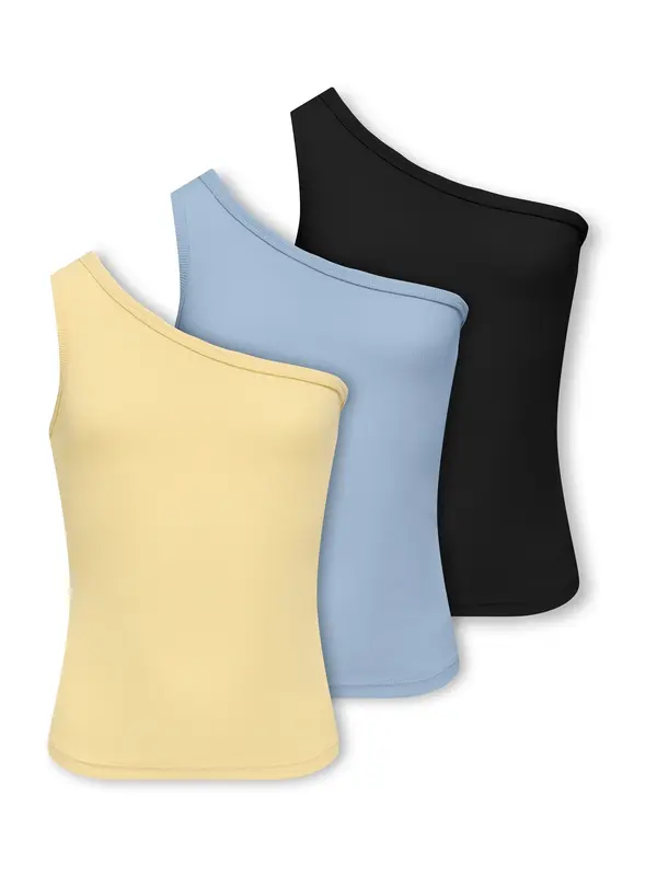 ONLY GIRLS ONLY GIRLS Top 'KOGLUCKY'  opal / svijetložuta / crna