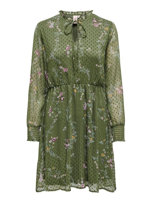 ONLY ONLY Haljina 'AIDA ELISA'  zelena / pastelno zelena / lila / ljubičasta