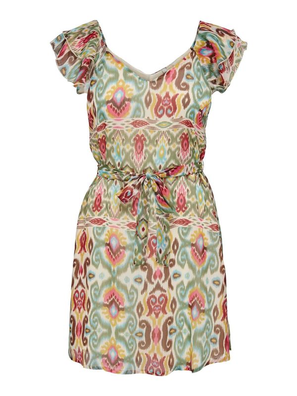 ONLY ONLY Haljina 'ASTA'  bež / smeđa / maslinasta / crvena