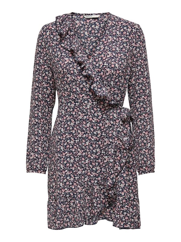 ONLY ONLY Haljina 'Carly'  roza / prljavo roza / crna / biserno bijela