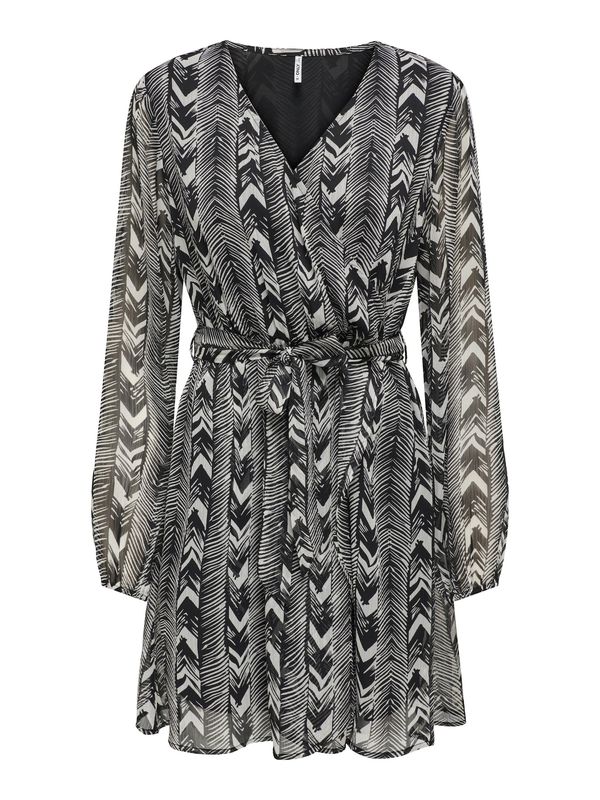 ONLY ONLY Haljina  crna / bijela