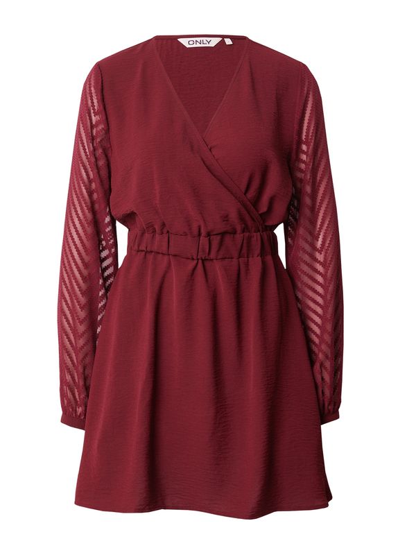 ONLY ONLY Haljina 'LISA'  boja vina