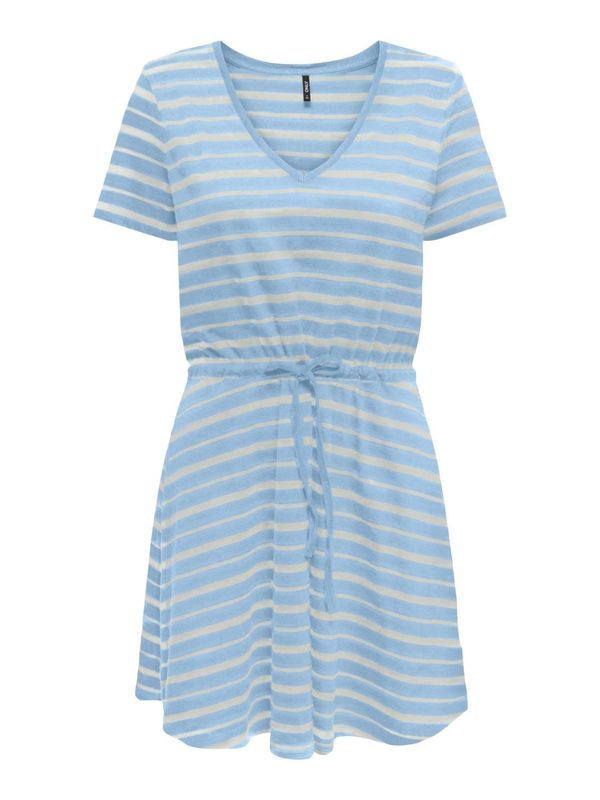 ONLY ONLY Haljina 'MAY'  plavi traper / bež siva