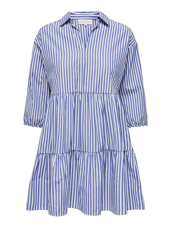 ONLY ONLY Haljina  plavi traper / bijela