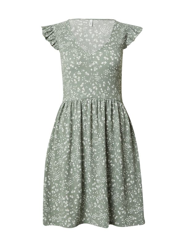 ONLY ONLY Haljina 'REGINA'  zelena / bijela