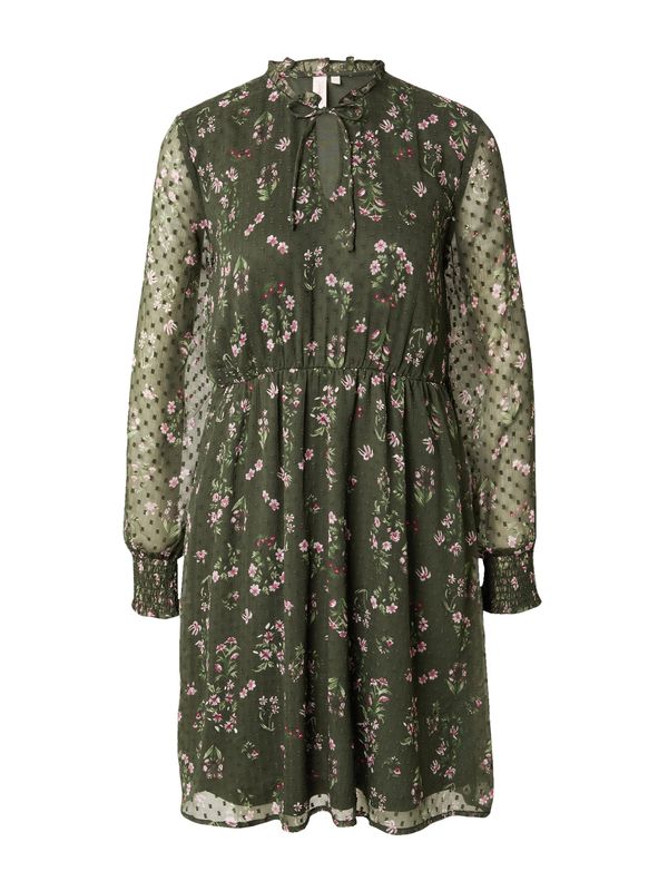 ONLY ONLY Haljina 'TESSA ELIZA'  tamno zelena / fuksija / roza / bijela