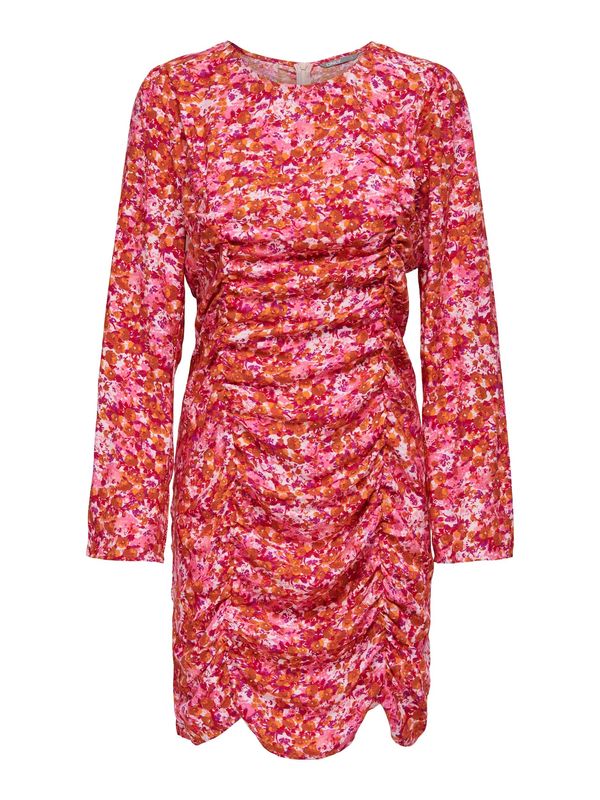 ONLY ONLY Haljina 'THEA'  ljubičasta / roza / crvena / bijela