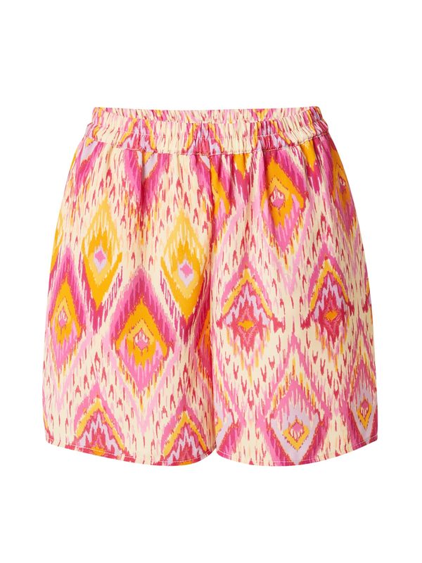 ONLY ONLY Hlače 'ALMINA'  bež / narančasta / malina