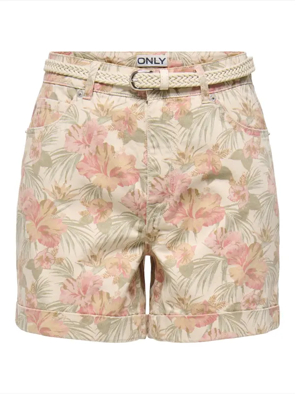ONLY ONLY Hlače  nude / sepija / svijetlozelena / rosé