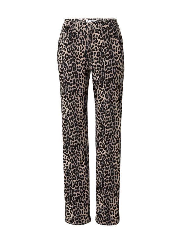 ONLY ONLY Hlače 'ONLRILEY-ANLIE'  siva / crna