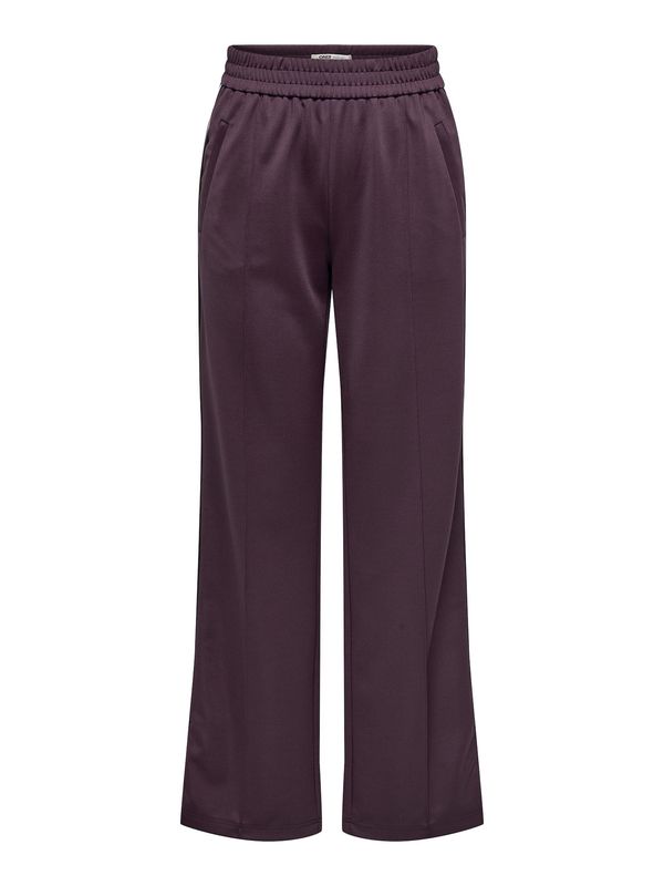 ONLY ONLY Hlače 'ONLWARM'  patlidžan / crna / bijela