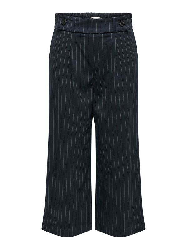 ONLY ONLY Hlače s naborima 'DAMIE'  mornarsko plava / bijela