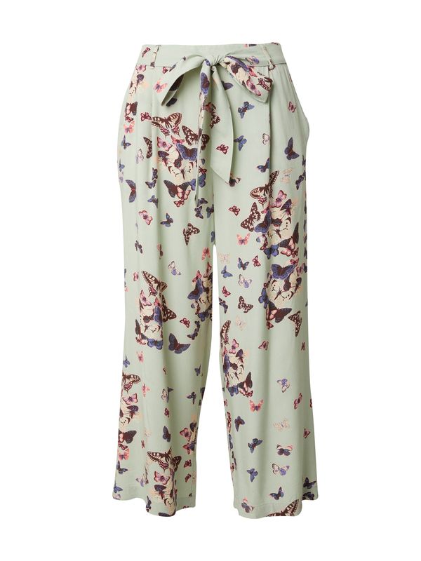 ONLY ONLY Hlače s naborima 'ONLELISABETH'  indigo / čokolada / pastelno zelena / svijetloroza