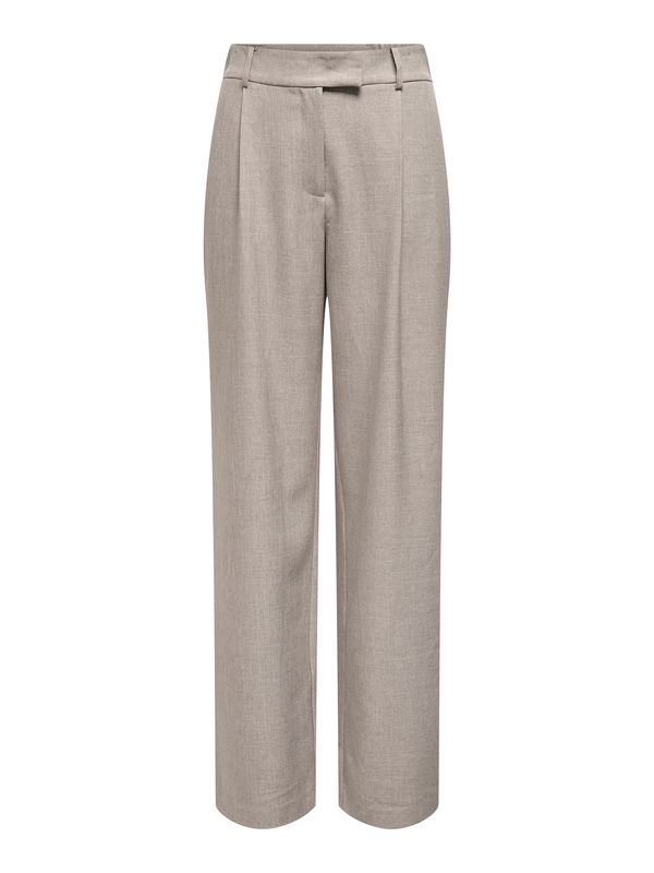 ONLY ONLY Hlače s naborima 'ONLLINDA'  taupe siva