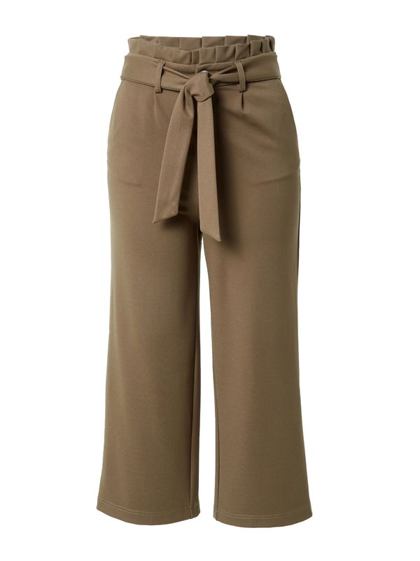 ONLY ONLY Hlače s naborima 'POPTRASH'  smeđa