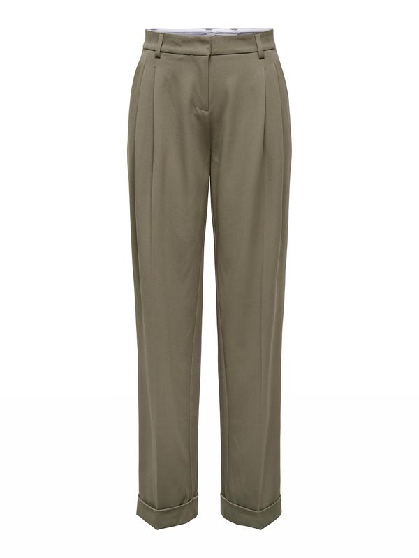 ONLY ONLY Hlače s naborima 'SULAJMA'  kameno siva