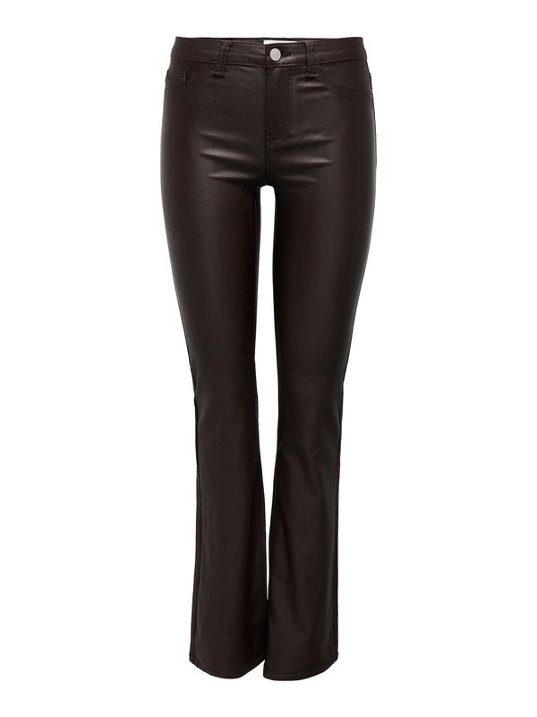 ONLY ONLY Hlače  tamno smeđa