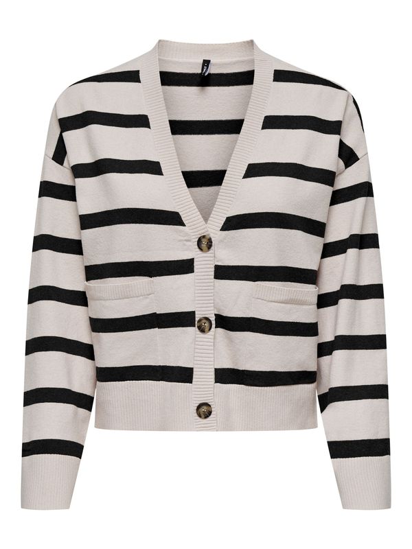 ONLY ONLY Kardigan 'ONLAMA'  svijetlobež / crna