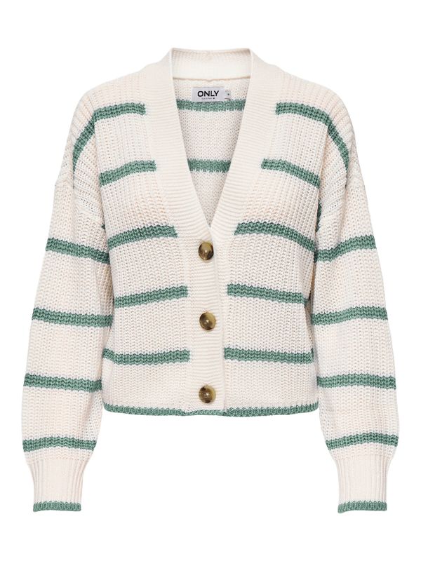 ONLY ONLY Kardigan 'ONLCAROLNICE'  boja pijeska / zelena