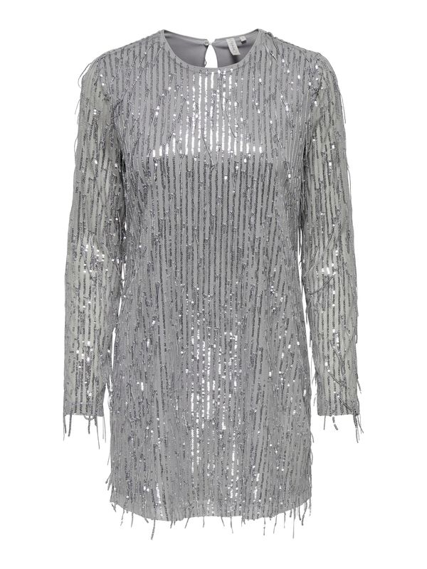 ONLY ONLY Koktel haljina 'ONLANIKA SPACY'  svijetloplava / srebro