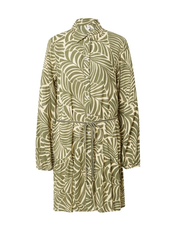 ONLY ONLY Košulja haljina 'CHIARA'  boja pijeska / maslinasta