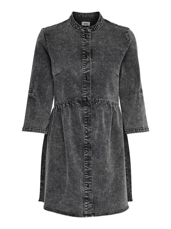 ONLY ONLY Košulja haljina 'CHICAGO'  tamo siva