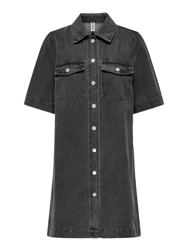 ONLY ONLY Košulja haljina  crni traper