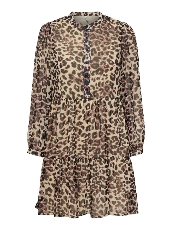 ONLY ONLY Košulja haljina 'DIANA'  bež / tamno smeđa