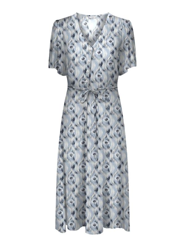 ONLY ONLY Košulja haljina 'HALIA'  morsko plava / sivkasto plava / bijela